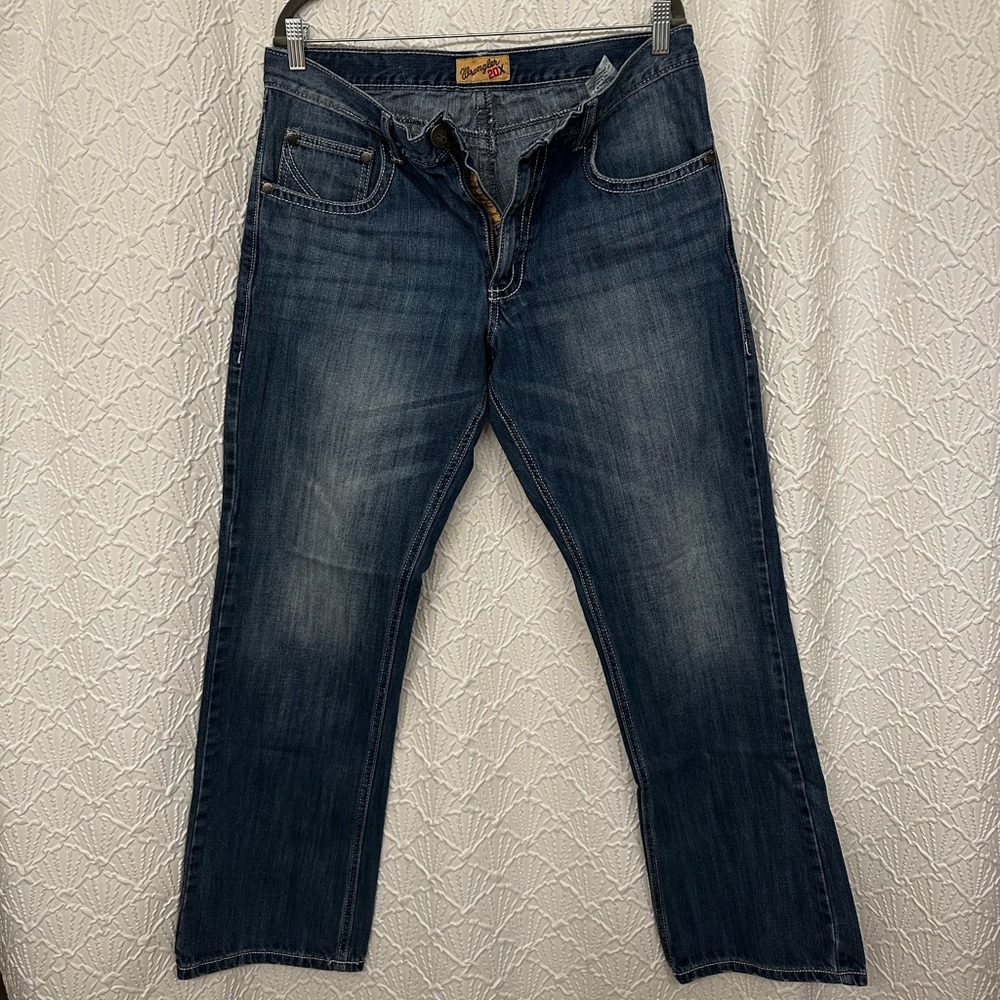 Wrangler Denim 33x32 Light Blue